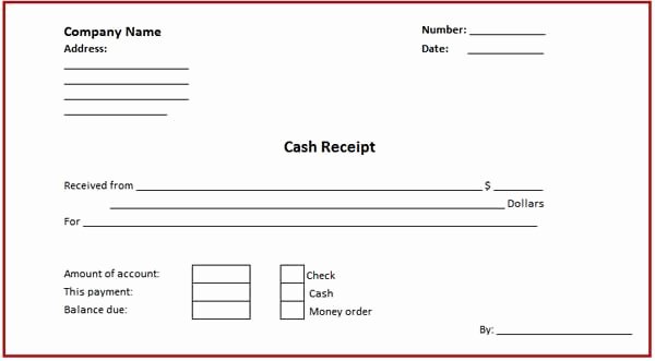 Cash Sale Receipt Template Word Beautiful Business Cash Receipt Template is Created In format that