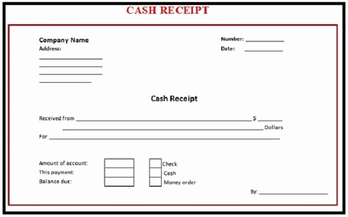 Cash Sale Receipt Template Word Elegant 6 Free Cash Receipt Templates Excel Pdf formats