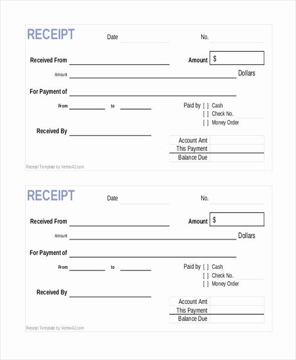 Cash Sale Receipt Template Word Elegant Sample Sales Receipt form 9 Free Documents In Pdf