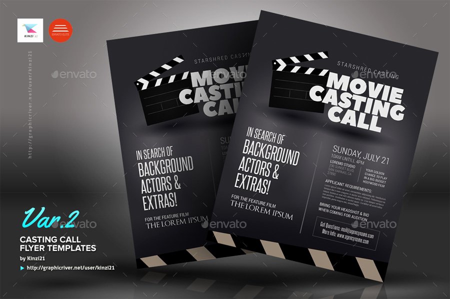 Casting Call Flyer Template Beautiful Casting Call Flyer Templates by Kinzi21
