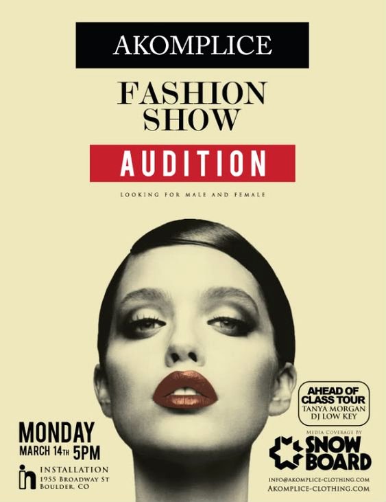 Casting Call Flyer Template Beautiful Fashion Show Auditions Flyer Fashion Show