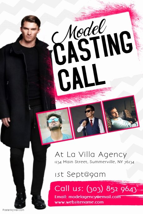 Casting Call Flyer Template Lovely Model Casting Call Flyer Template