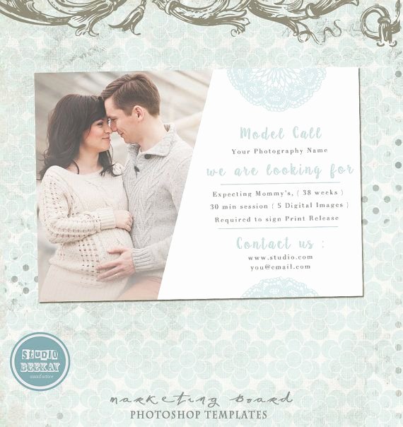 Casting Call Flyer Template New Model Call Template Photography Casting Call Maternity