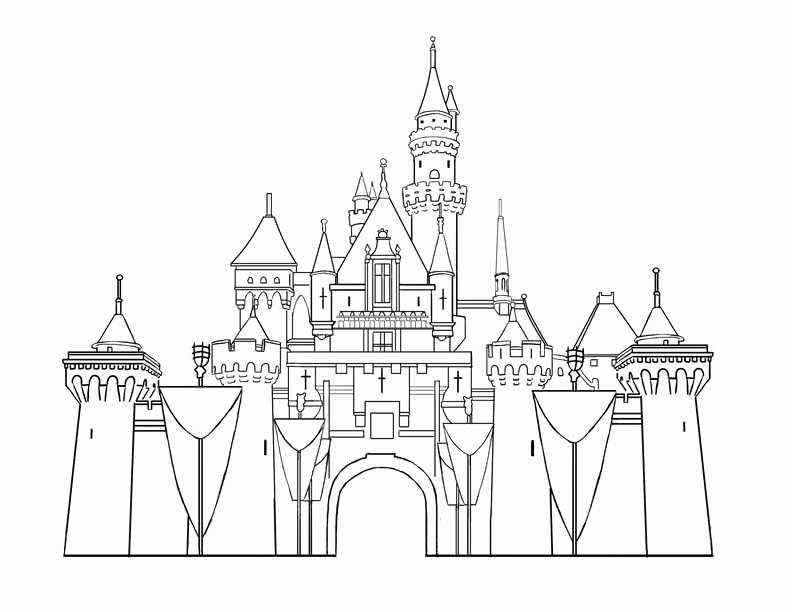 Castle Templates Printable Elegant Free Printable Castle Coloring Pages for Kids