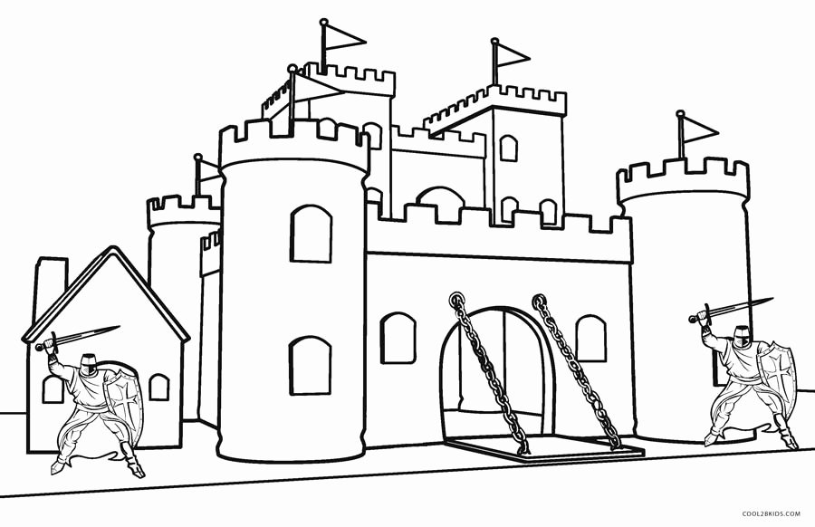 Castle Templates Printable Elegant Printable Castle Coloring Pages for Kids