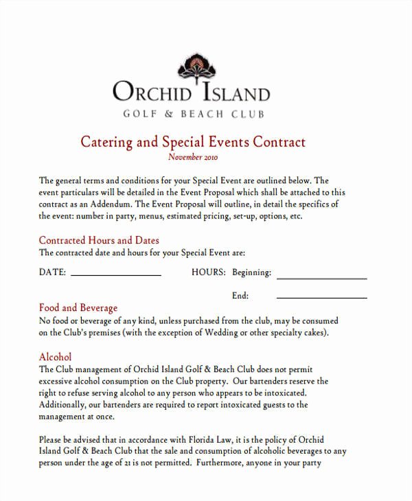 Catering Estimate Template Luxury 5 Catering Proposal Template Examples In Word Pdf