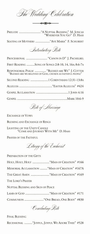 Catholic Wedding Ceremony Program Templates Best Of 25 Best Wedding Programs Simple Ideas On Pinterest