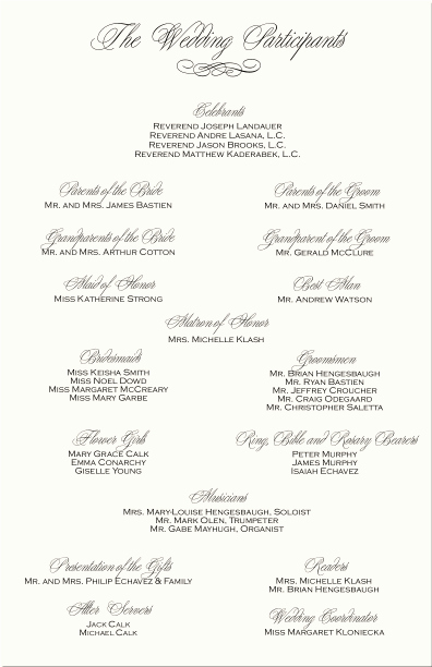 Catholic Wedding Ceremony Program Templates New Catholic Wedding Ceremony Catholic Wedding Traditions