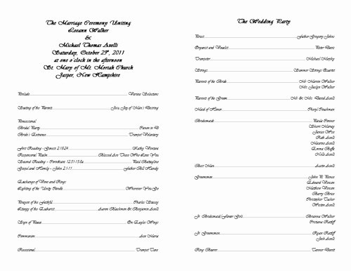 Catholic Wedding Mass Program Template Luxury 30 Of Catholic Wedding Program Template Microsoft