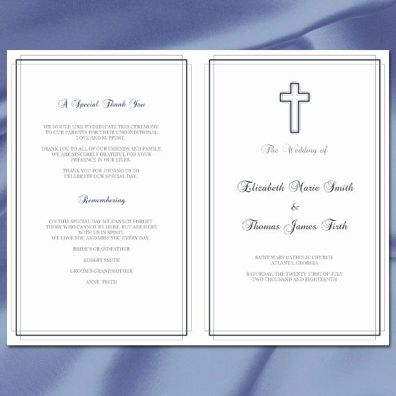 Catholic Wedding Program Template without Mass Elegant Best 20 Catholic Wedding Programs Ideas On Pinterest