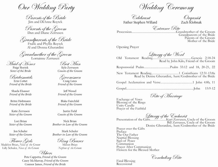 Catholic Wedding Program Template without Mass Elegant Best 25 Wedding Church Programs Ideas On Pinterest