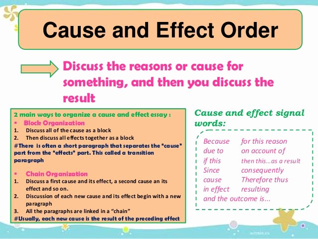 Cause and Effect Transitions Elegant Writing An Essay &amp; Pattern Of Essay