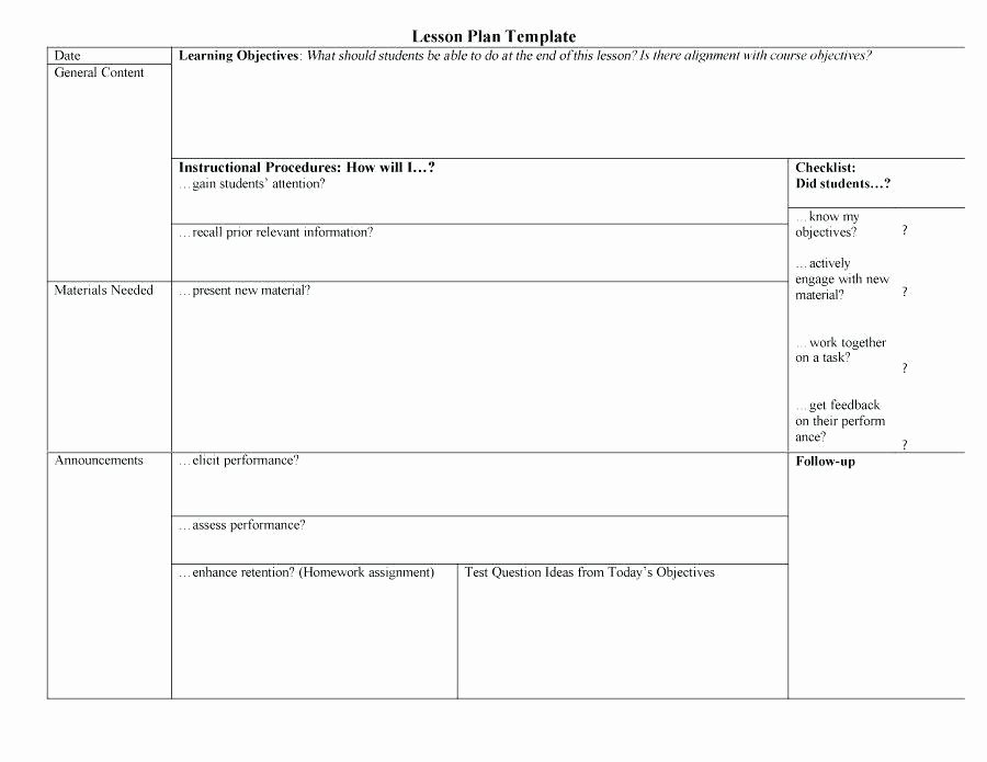 Ccss Lesson Plan Templates Fresh Mon Core Science Lesson Plan Template – Mon Core