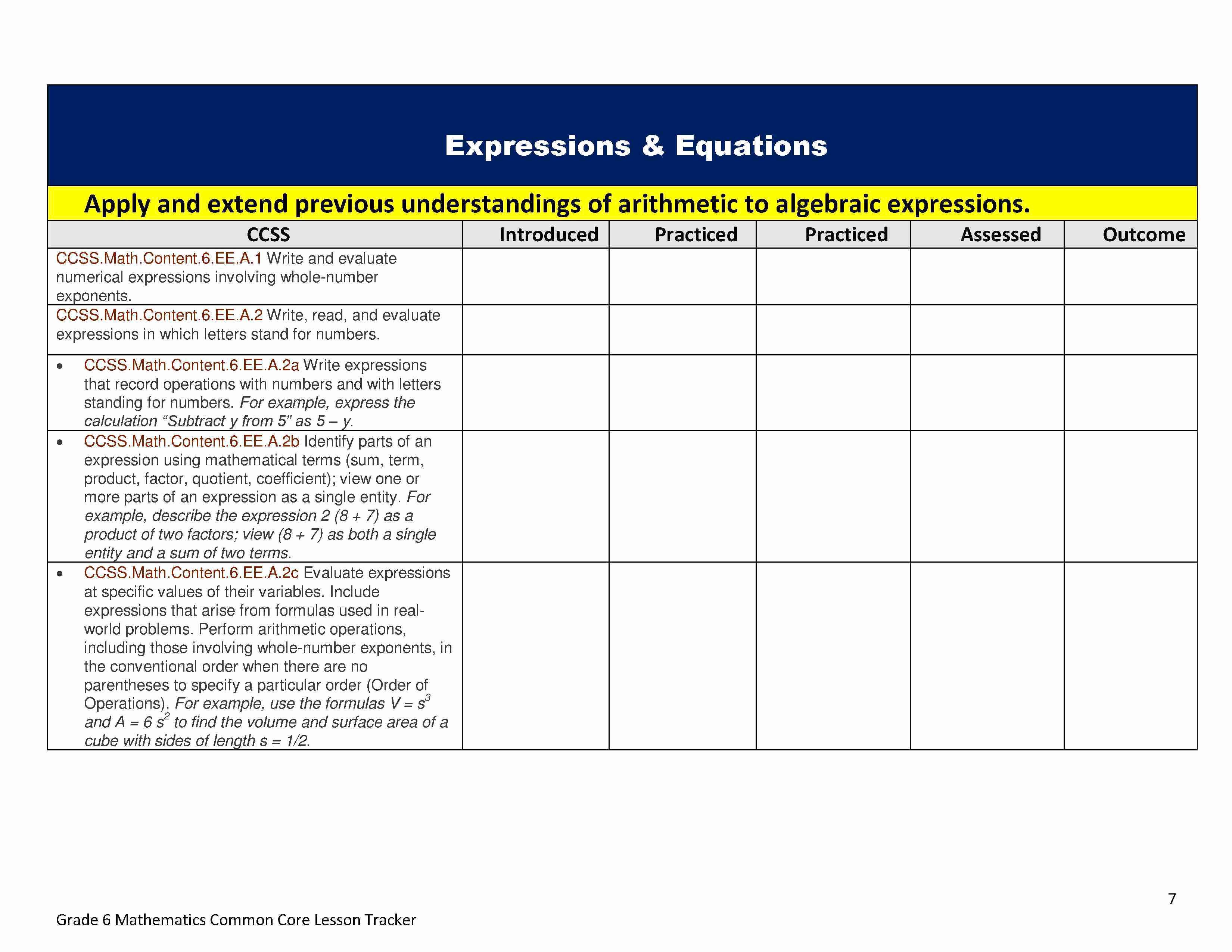 Ccss Lesson Plan Templates Unique Mon Core Ela Lesson Plan Template – Mon Core Math