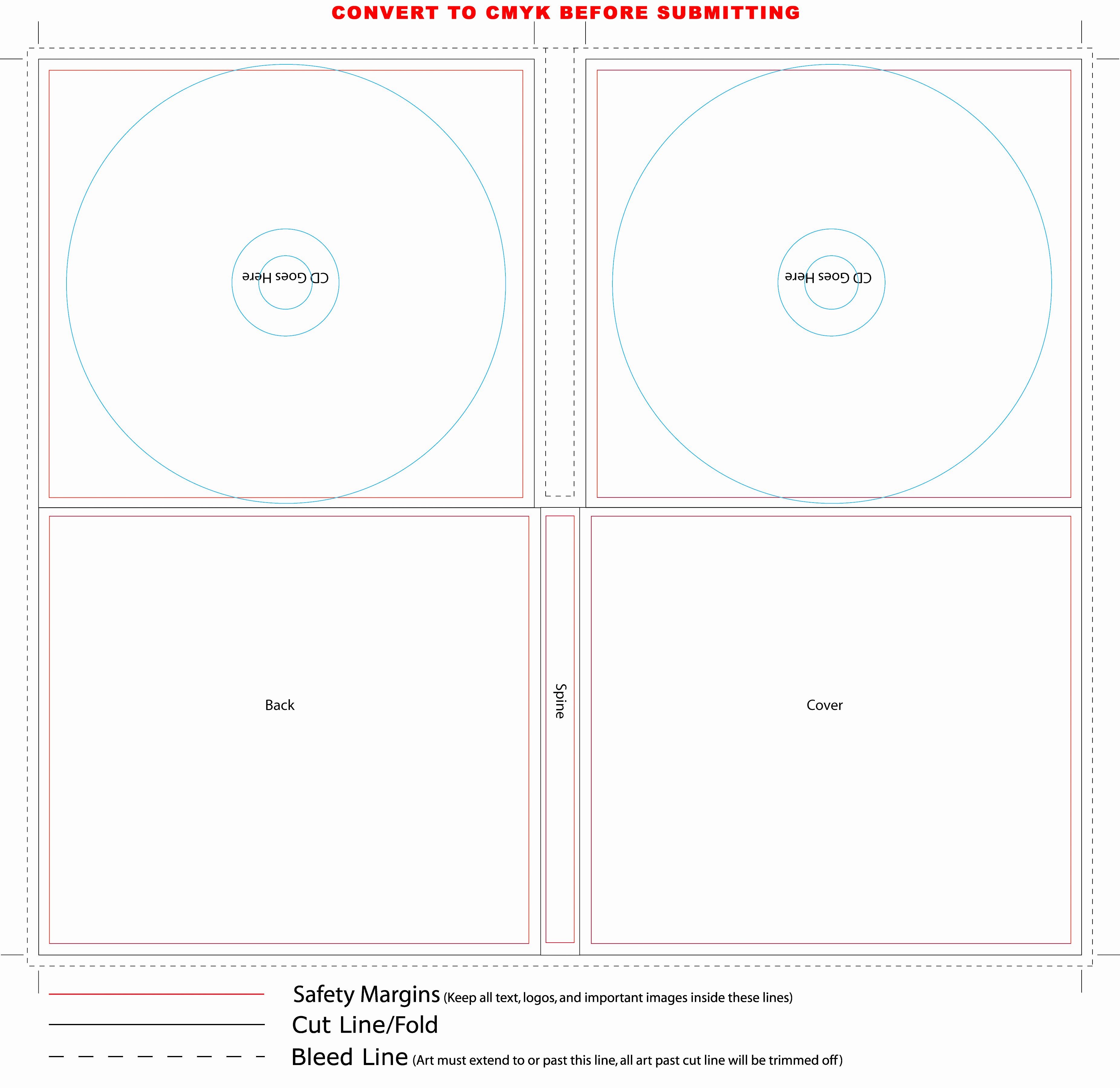 Cd Case Template Photoshop Beautiful 2 Cd Sleeve