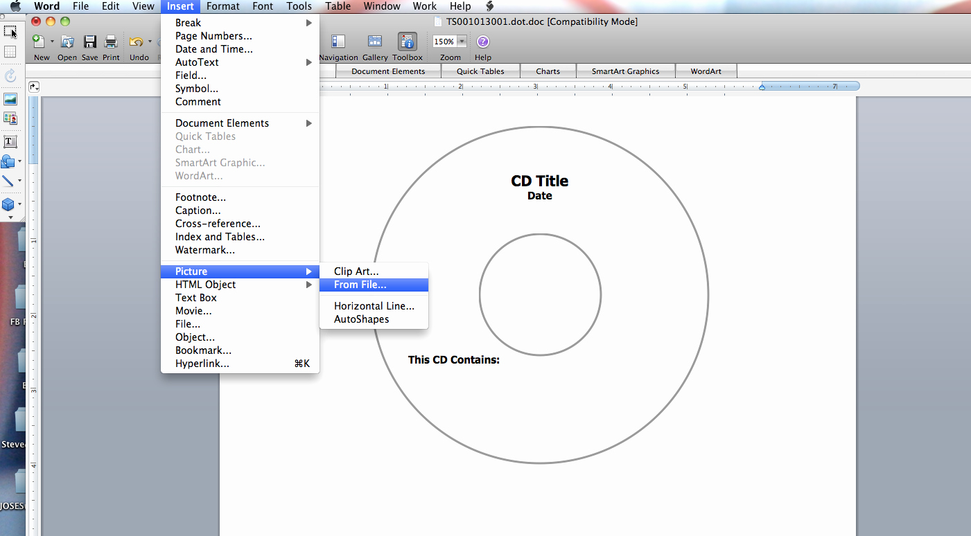 Cd Jewel Case Template Word New Tutorial How to Add A Picture to Cd Template