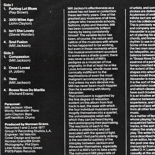 Cd Liner Notes Template Awesome Milt Jackson and the Monty Alexander Trio soul Fusion