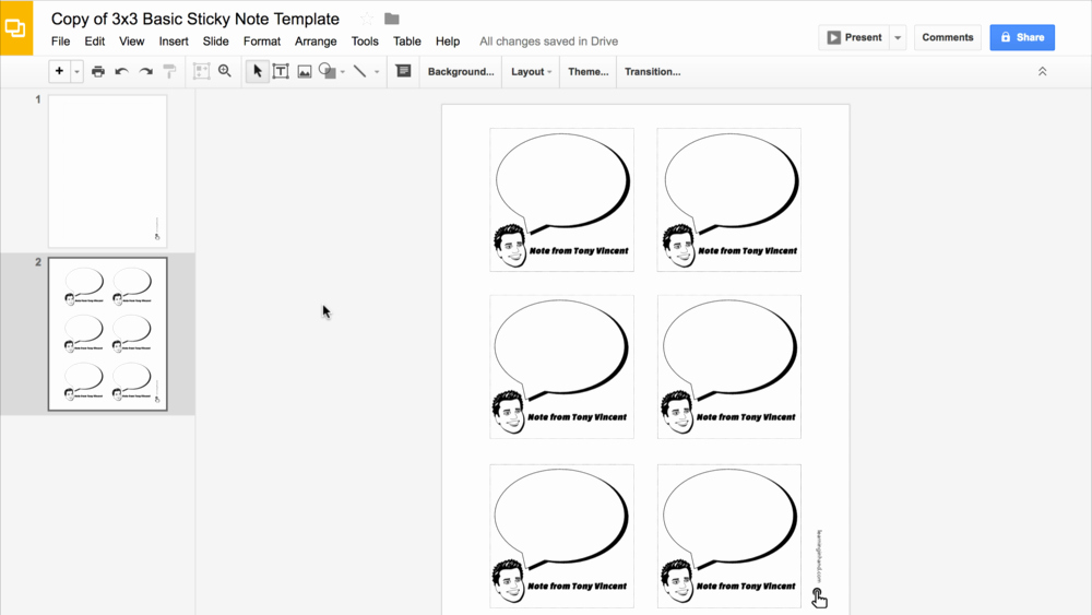 Cd Liner Notes Template New Print Custom Sticky Notes with Google Slides — Learning In