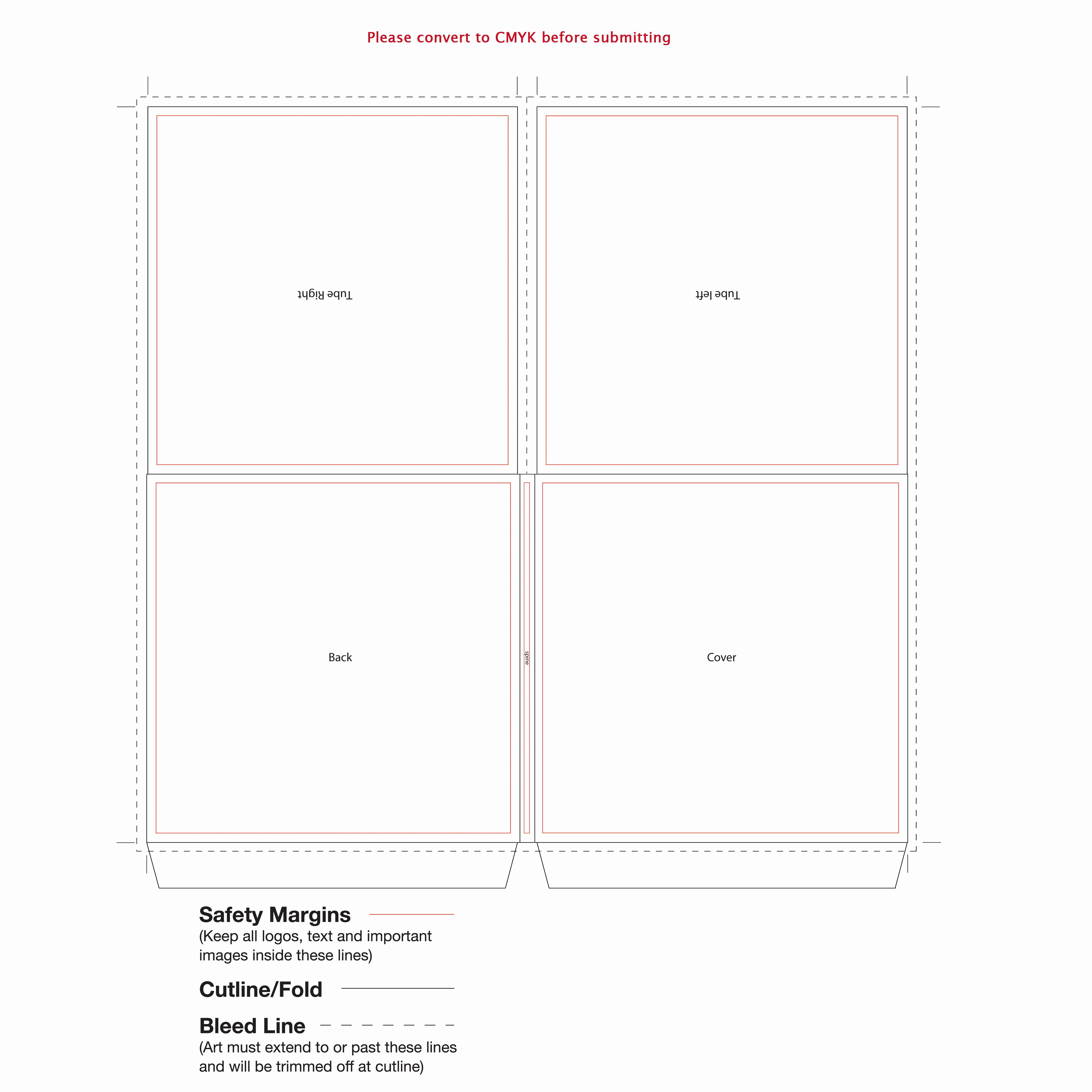 Cd Liner Notes Template Unique 4 Panel Cardboard Tube Sleeve Template for Cd Duplication