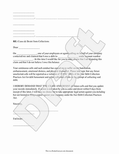 Cease and Desist order Template Luxury Cease and Desist Letter form