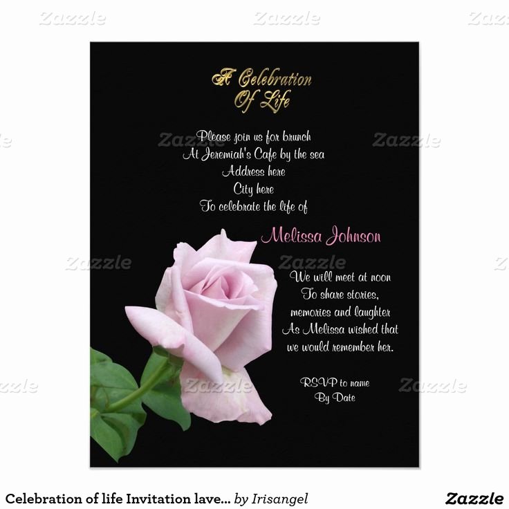 Celebration Of Life Invitation Beautiful 93 Best Images About Celebration Of Life Invitations On