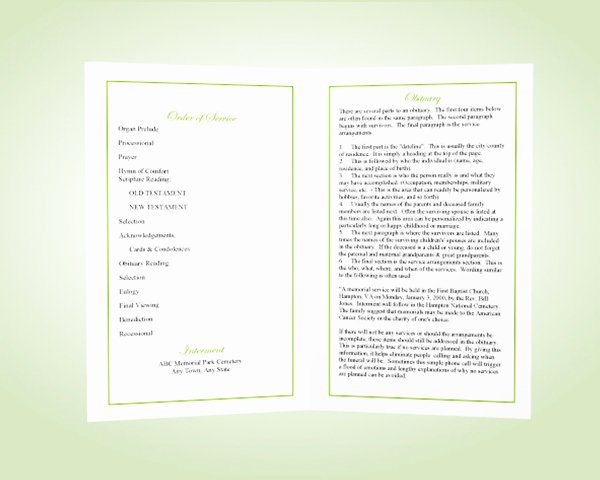 Celebration Of Life Program Template Awesome What is A Funeral Program Memorial Programs