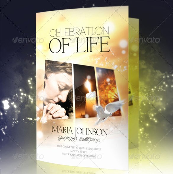 Celebration Of Life Program Template Best Of 32 Funeral Program Brochure Templates Psd Ai Word