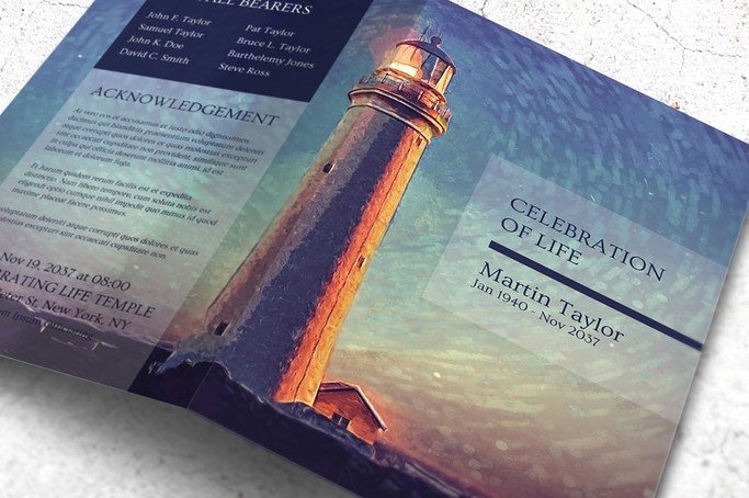 Celebration Of Life Program Template Best Of An Uplifting Memorial Program Celebration Of Life