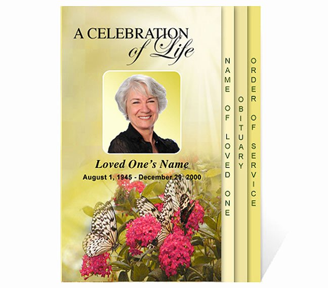 Celebration Of Life Program Template Luxury New Funeral Program Templates are now Available at the