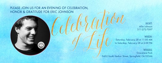 Celebration Of Life Template Free Beautiful Free Funeral and Memorial Line Invitations
