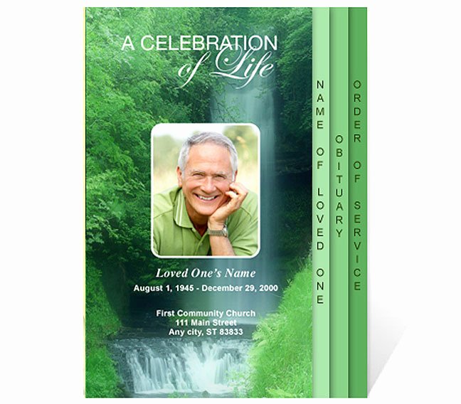 Celebration Of Life Template Free Best Of New Funeral Program Templates are now Available at the