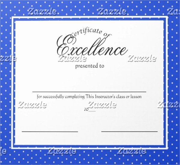 Certificate Of Excellence Template Inspirational Excellence Certificate Template 22 Word Pdf Psd