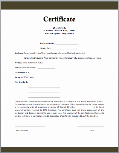 Certificate Of Quality Template Best Of Conformity Certificate Template Microsoft Word Templates