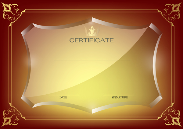 Certificate Of Quality Template Inspirational Red Certificate Template Png Image