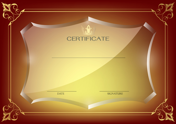 Certificate Of Quality Template Inspirational Red Certificate Template Png Image