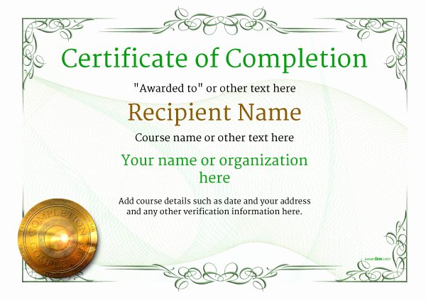 Certificate Of Quality Template Luxury Certificate Of Pletion Free Quality Printable