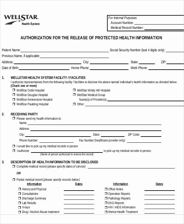 Certification Of Medical Records form Awesome 43 Printable Medical forms