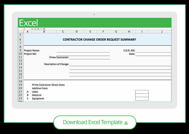 Change order Template Excel Unique Free Construction Project Management Templates In Excel