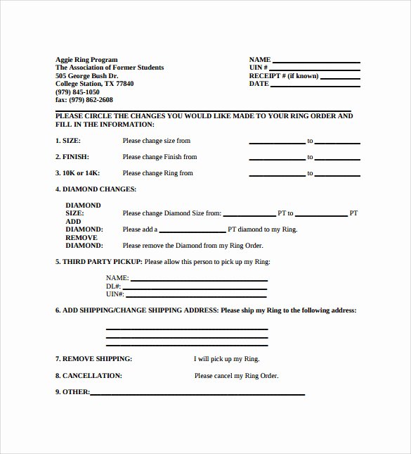 Change order Template Word New 13 Change order Templates