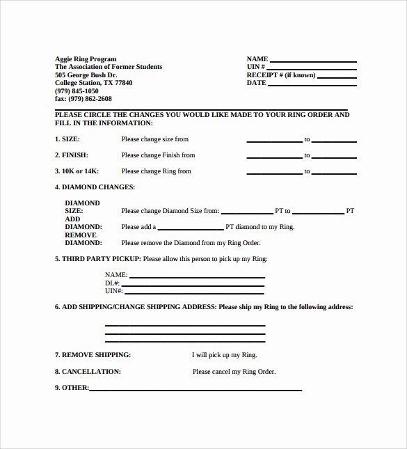 Change order Template Word New 13 Change order Templates