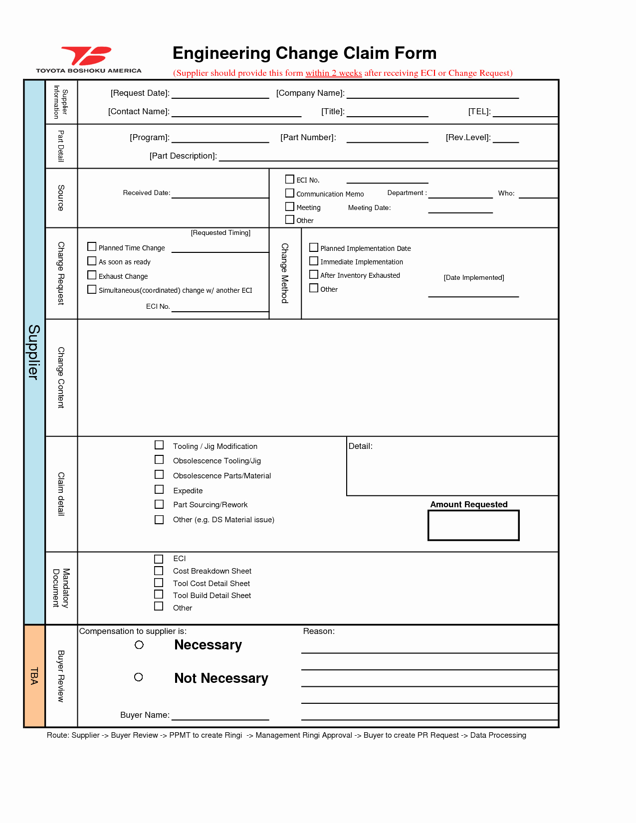 Change Request form Template Excel Fresh Engineering Change order Template