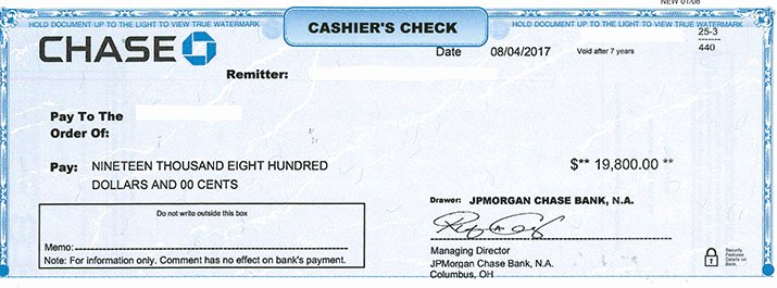 Chase Check Template Elegant Investigators Return $20 000 to Fraud Victim