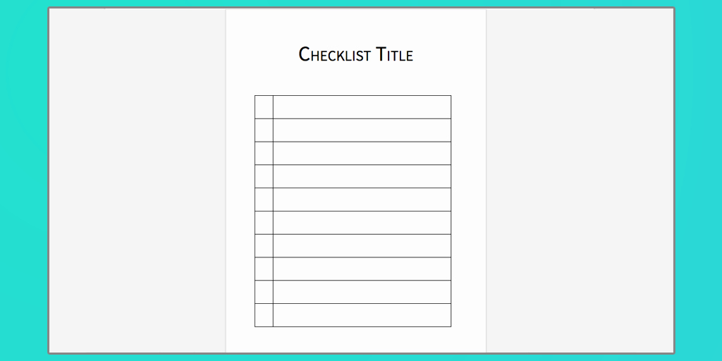 Check Off List Template Beautiful Download Your Free Microsoft Word Checklist Template