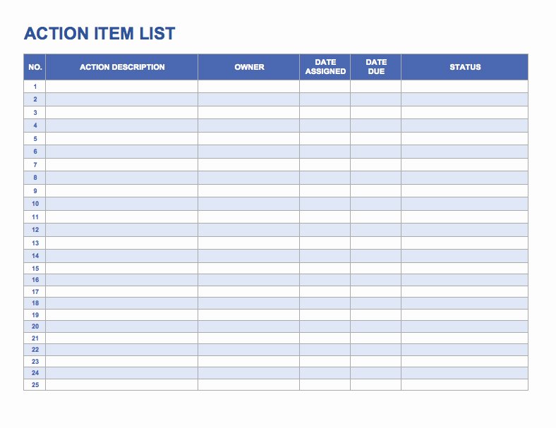 Check Off List Template Inspirational 15 Free Task List Templates Smartsheet