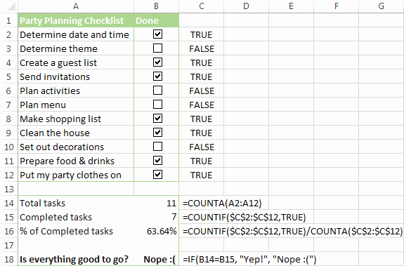Check Off List Template Inspirational Insert Checkbox In Excel Create Interactive Checklist or