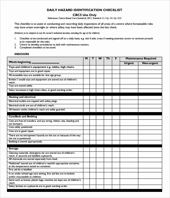 Check Off List Template New Checklist Template – 38 Free Word Excel Pdf Documents