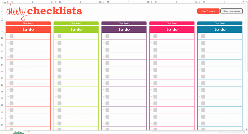 Check Off List Template Unique 13 Checklist Templates Word Excel Pdf formats