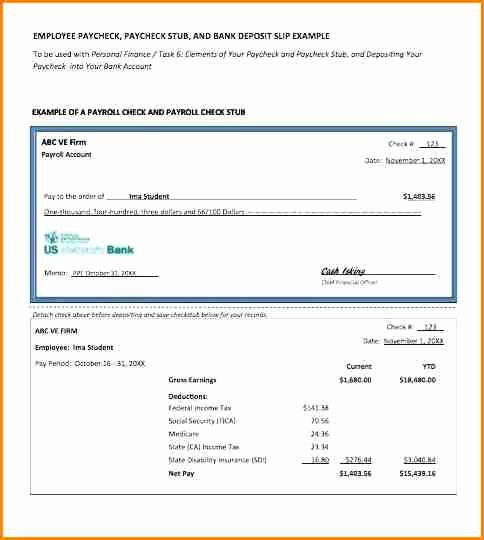 Check Printing Template Word Unique 5 Payroll Check Printing Template