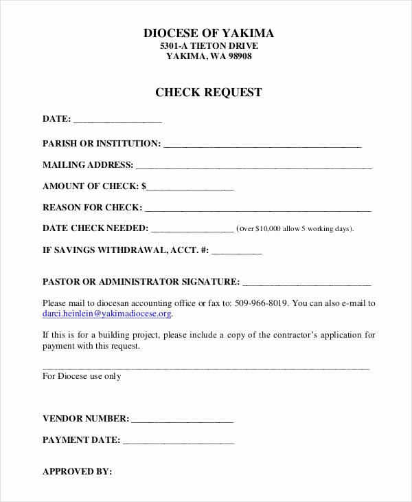 Check Request form Template Awesome Check Request form 11 Free Word Pdf Documents Download