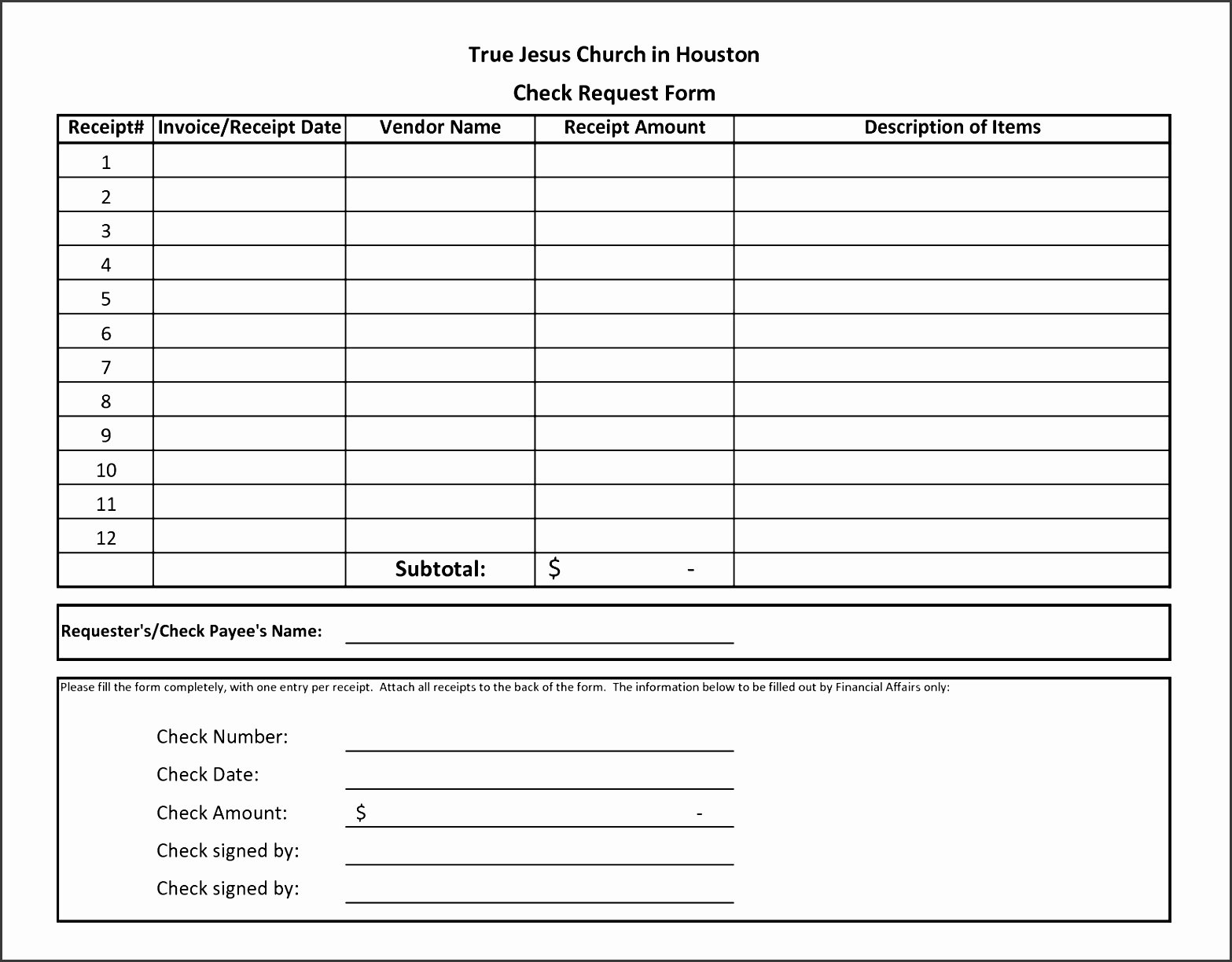 Check Request form Template Beautiful 10 Check Request form Template Free Sampletemplatess